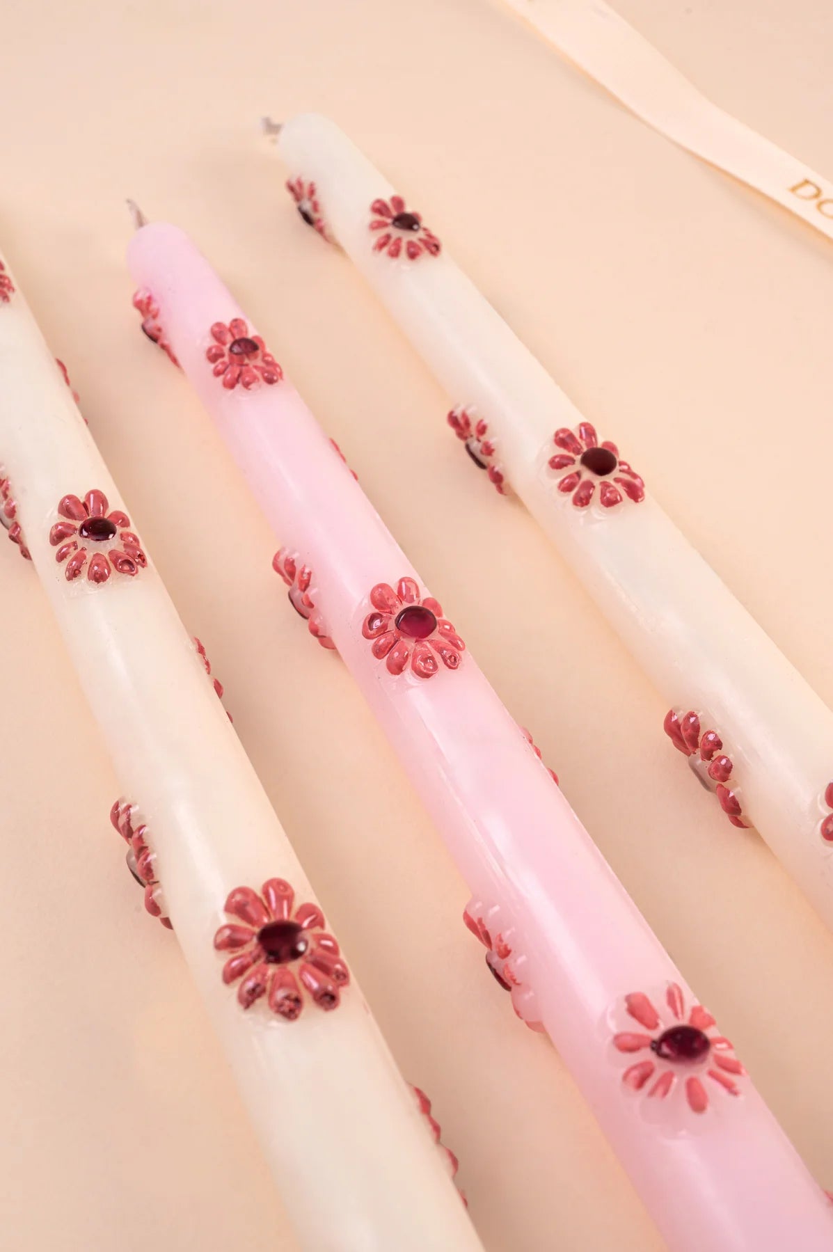 Doft 3D Blossom Trio - Taper Candles | Set of 3