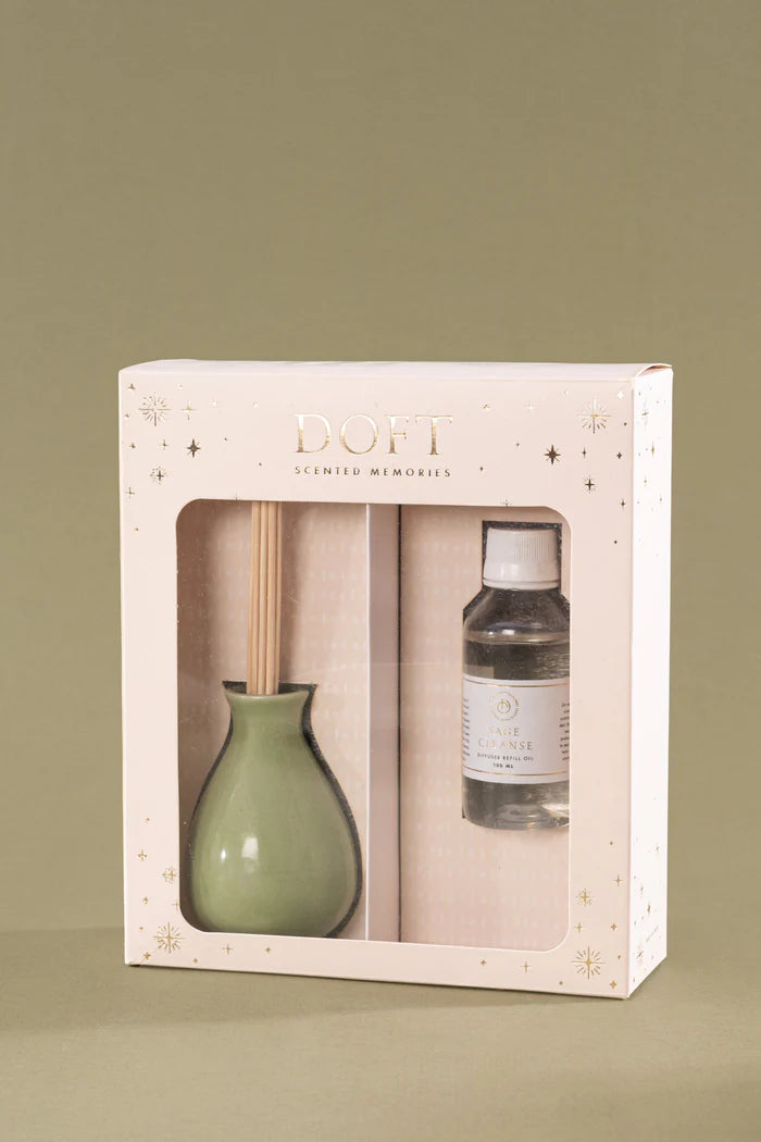 Doft Sublime Ceramic | Olive Green | Diffuser set