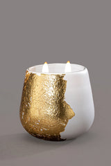 Doft Modern Matte Candle | White | Mahogany Musk