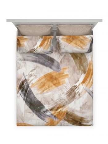 Decor Artistic Strokes Orion Double Bed Sheet Set