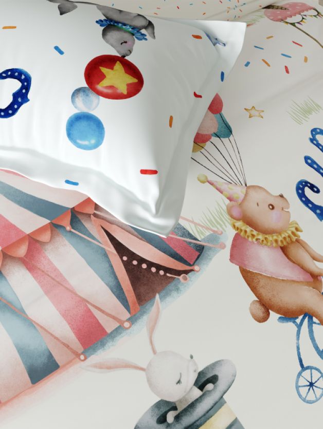 Decor Circus Little Brats Collection Kids Single Quilt