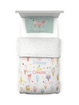 Decor Ice Cream Little Brats Collection Kids Single Quilt