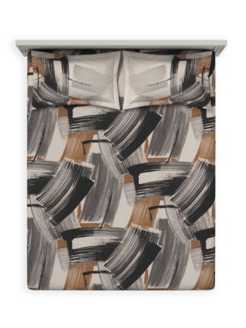 Decor Artistique Glazed Ginger Esteem Double Bed Sheet Set