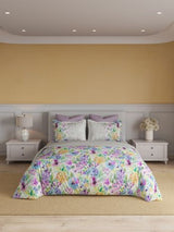 Decor Floral Glory Lilac Esteem Double Bed Sheet Set