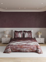 Decor Urbania Chocolate Plum Esteem Double Bed Sheet Set