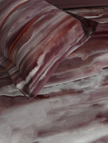 Decor Urbania Chocolate Plum Esteem Double Bed Sheet Set