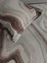 Decor Marble Neutral Grey Esteem Double Bed Sheet Set