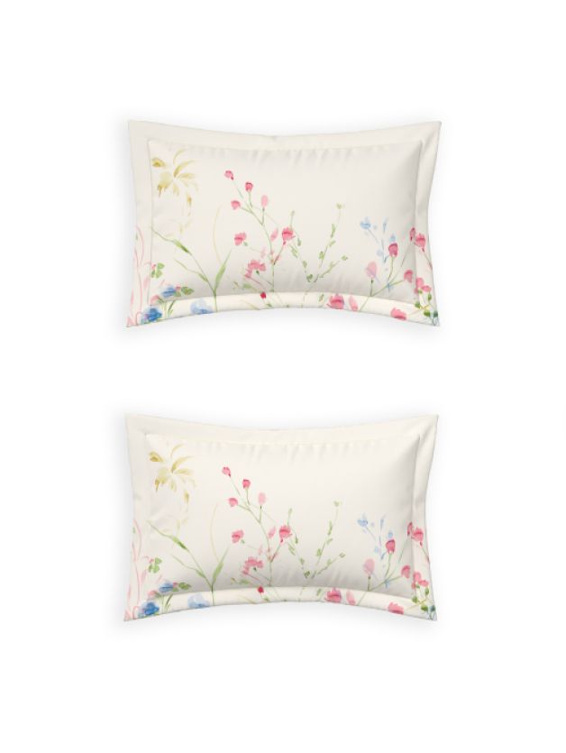 Decor Meadow Mist Geranium Pink Double Bed Sheet Set