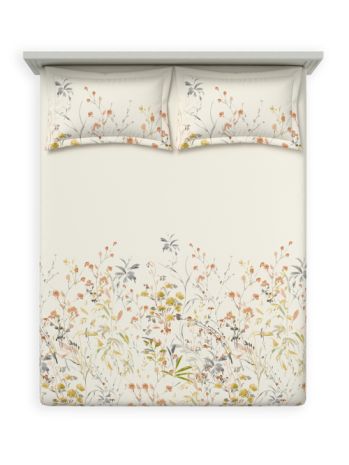 Decor Meadow Mist Gold Earth Elemental Double Bed Sheet Set