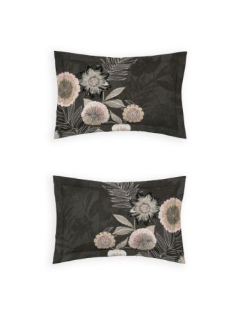 Decor Modern Bloom Shadow Grey Elemental Double Bed Sheet Set