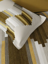 Decor Grid Mustard Elemental Double Bed Sheet Set
