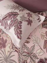 Decor Emerald Silver Pink Elemental Double Bed Sheet Set