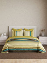 Decor Aurelia Yellow Cream Galaxy Double Bed Sheet Set