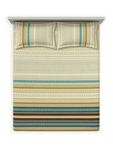 Decor Aurelia Yellow Cream Galaxy Double Bed Sheet Set