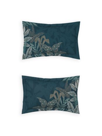 Decor Botanique Colonial Blue Galaxy Double Bed Sheet Set