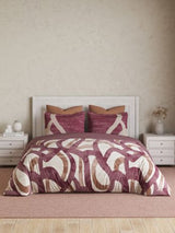 Decor Modernix Mauvewood Galaxy Double Bed Sheet Set