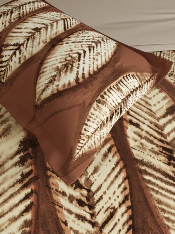 Decor Veloura Rust Galaxy Double Bed Sheet Set