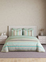 Decor Linea Soft Green Galaxy Double Bed Sheet Set