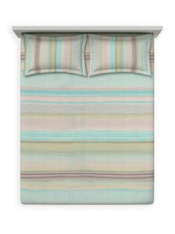 Decor Linea Soft Green Galaxy Double Bed Sheet Set