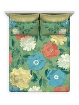 Decor Vivid Florals Forest Shade Orion Double Bed Sheet Set