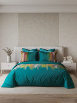 Decor Artisto Lake Blue Orion Double Bed Sheet Set