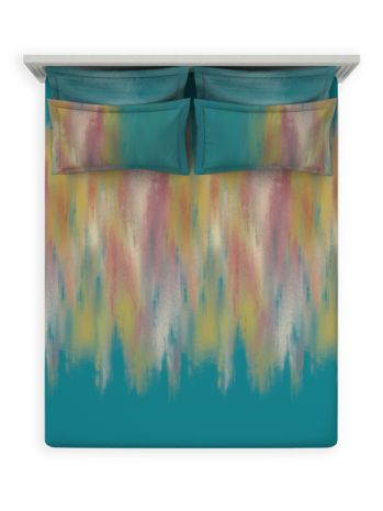 Decor Artisto Lake Blue Orion Double Bed Sheet Set