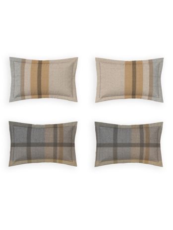 Decor Checkmate Apple Cinnamon Orion Double Bed Sheet Set
