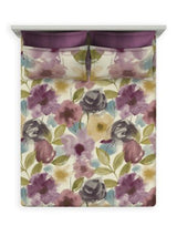 Decor Arena Plum Wine Orion Double Bed Sheet Set