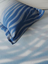 Decor Waves Palace Blue Orion Double Bed Sheet Set