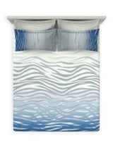 Decor Waves Palace Blue Orion Double Bed Sheet Set
