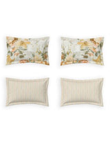 Decor Prim Rose Apricot Tan Orion Double Bed Sheet Set