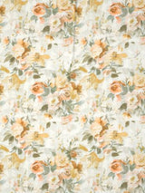 Decor Prim Rose Apricot Tan Orion Double Bed Sheet Set