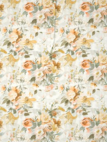 Decor Prim Rose Apricot Tan Orion Double Bed Sheet Set