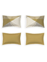 Decor Diamond Cut Ochre Orion Double Bed Sheet Set