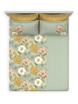 Decor Floral Valley Fog Green Orion Double Bed Sheet Set