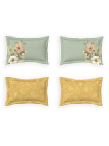 Decor Floral Valley Fog Green Orion Double Bed Sheet Set