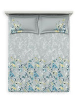 Decor Heaven Blooms Cloud Blue Maxima Double Bed Sheet Set