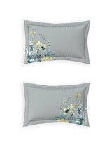 Decor Heaven Blooms Cloud Blue Maxima Double Bed Sheet Set