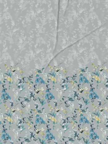Decor Heaven Blooms Cloud Blue Maxima Double Bed Sheet Set