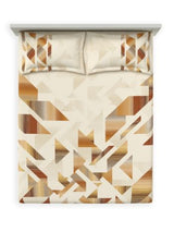 Decor Geo Vibe Almond Maxima Double Bed Sheet Set