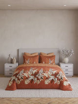 Decor Forest Glory Autumn Leaf Maxima Double Bed Sheet Set