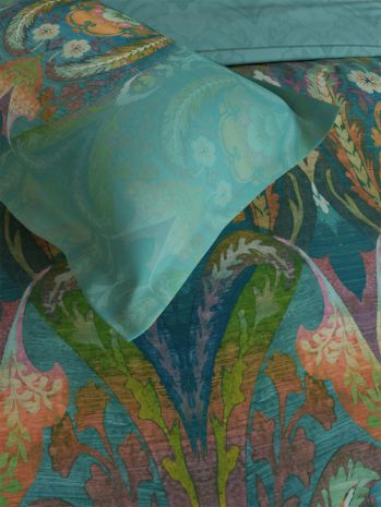 Decor Ethnic Grace Teal Maxima Double Bed Sheet Set