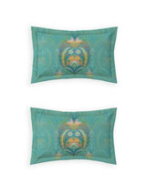 Decor Ethnic Grace Teal Maxima Double Bed Sheet Set