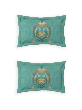 Decor Ethnic Grace Teal Maxima Double Bed Sheet Set