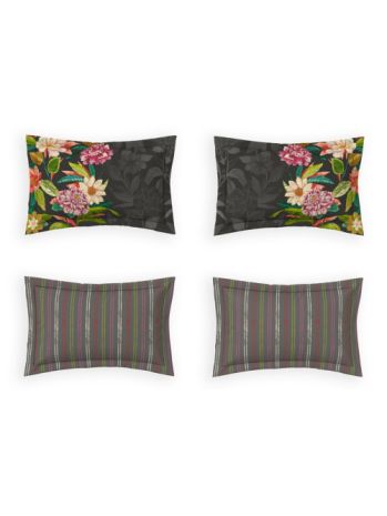 Decor Florenza Dark Grey Premier Double Bed Sheet Set