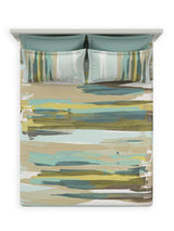 Decor Brushline Teal Green Double Bed Sheet Set