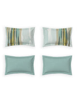 Decor Brushline Teal Green Double Bed Sheet Set