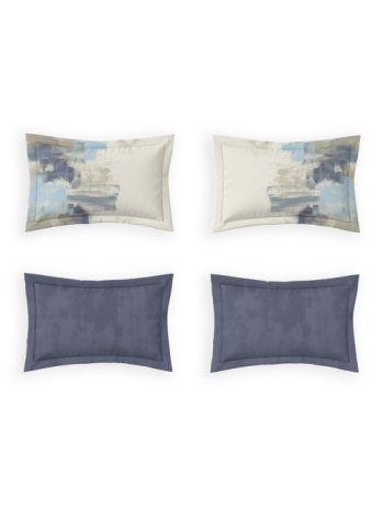 Decor Artis Pastel Blue Premier Double Bed Sheet Set
