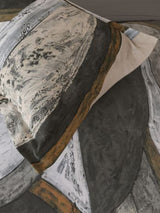 Decor Stony Terrain Dark Silver Platinum Double Bed Sheet Set