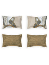 Decor Stony Terrain Dark Silver Platinum Double Bed Sheet Set